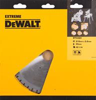 DeWalt DT4320 Extreme Cirkelzaagblad - 216 x 30 x 48T - Hout / Laminaat