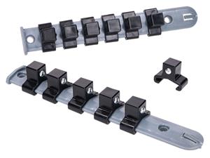 Silverline 2-delige dophouderrail set 1/2"