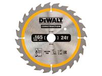 DeWalt DT1949 Construction Cirkelzaagblad - 165 x 20 x 24T - Hout (Met nagels)