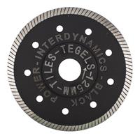 Interdynamics Inter Dynamics 125 mm Diamantzaag blad Blackpower butterknife tegels