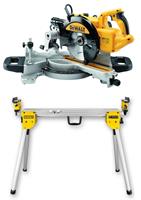 Dewalt Dw afkort/verst.zaag 216mm dws774-qs+de7033-