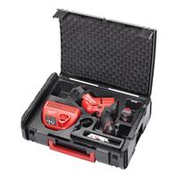 Milwaukee M12 CHZ-202X 12V Li-Ion accu reciprozaag set (2x 2.0Ah accu) in HD Box - snelwissel - koolborstelloos