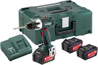 Metabo BS 18 LT SET 602102960 Accu-schroefboormachine 18 V 4.0 Ah Li-ion Incl. 3 accus, Incl. lader, Incl. koffer