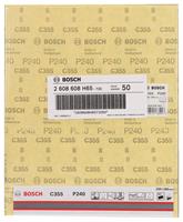 Bosch Schleifblatt C355, Papierschleifblatt, 230 x 280 mm, 240