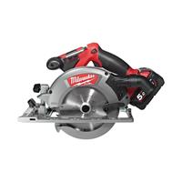 Milwaukee M18 CCS55-502X 18V Li-Ion Accu cirkelzaag set (2x 5.0Ah accu) in HD BOX - 165mm - koolborstelloos