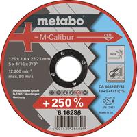 Metabo 616286000 M-Calibur Doorslijpschijf - 125 x 1.6 x 22,23mm (5st)