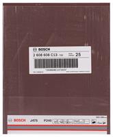 Bosch Schleifblatt Papier J475, Best for Metal, 230 x 280 mm, 240, ungelocht, 1er-Pack