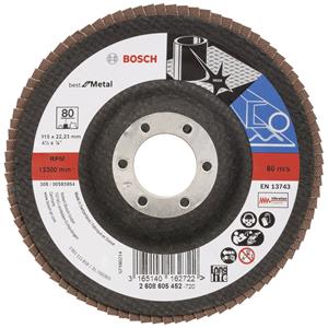 Fächerschleifscheibe Bosch115 mm, 22,23 mm, 80 U/min Bosch