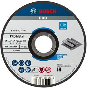 Bosch Trennscheibe Standard for Metal 115 x 1,6 mm, A 60 T BF