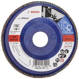 Bosch 2608607337 X571 Lamellenschijf Diameter 115 mm Boordiameter 22.33 mm Staal 1 stuk(s)