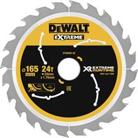 Dewalt DT99560 XR FlexVolt Extreme Runtime Cirkelzaagblad 24T 165mm x 1.65mm