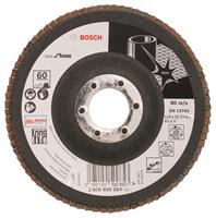 Bosch Fächerschleifscheibe X581, Best For Inox, 115, 60, Gewinkelt, Glasgewebeteller