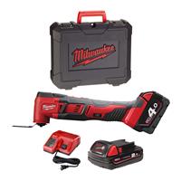 Milwaukee M18 BMT-421C 18V Li-Ion Accu multitool set (1x 4.0Ah&1x 2.0Ah accu) + 12 delige accessoireset in koffer