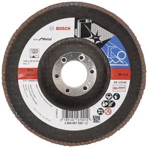 Bosch 2608607320 X571 Lamellenschijf Diameter 125 mm Boordiameter 22.33 mm Staal 1 stuk(s)