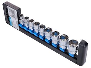 Silverline 675084 9-delige Doppenset - Metrisch - 3/8"