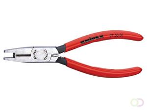 Knipex KRIMPTANG VOOR SCOTCHLOKVERBINDERS MET SNIJKANT, GEPOLIJST, 155mm