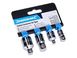 Silverline 4-Delige Doppen Set (4-Delige Set)