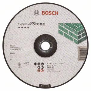 Bosch Doorslijpschijf gebogen Expert for Stone C 24 R BF, 230 mm, 3,0 mm - 25 stuks