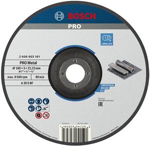 Bosch Trennscheibe Gekröpft Standard For Metal A 30 S Bf, 180 Mm, 22,23 Mm, 3,0 Mm