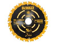 DeWalt Kreissaegeblatt Handkr. 190/30mm 24WZ - DT10304-QZ