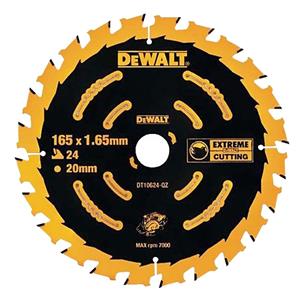 DeWalt Kreissaegeblatt Akku 165/20mm 24WZ - DT10624-QZ