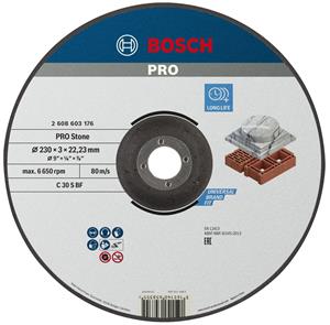 Bosch 2608603176 Standard Doorslijpschijf - 230 x 22,23 x 3mm - steen