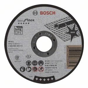 Bosch 2608603494 Best Doorslijpschijf - 115 x 22,23 x 1,5mm - metaal