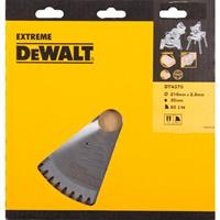 DeWalt DT4370 Extreme Cirkelzaagblad - 216 x 30 x 60T - Hout / Laminaat