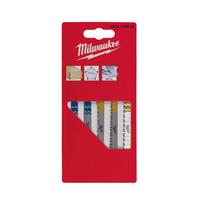 Milwaukee 4932345825 5 delig PROFI-SET Decoupeerzaagblad set - Hout / Metaal / Kunststof