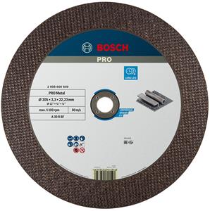 Bosch Doorslijpschijf recht Expert for Metal A 30 R BF, 300 mm, 3,2 mm