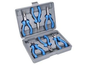 Silverline 6-Delige Mini Tangen Set (6-Delige Set)