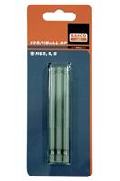 Bahco 59S/HBALL-3P Standaard bits zeskant kogelkop - 89mm (3st)