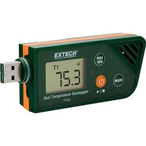 Extech TH30 TH30 Temperatuur datalogger Te meten grootheid Temperatuur -30 tot +70 °C PDF-functie