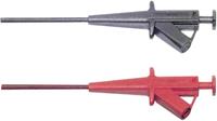 Stäubli SKPS4 SET Sicherheits-Abgreifklemme Steckanschluss 4mm CAT III 1000V Schwarz, Rot Q77811