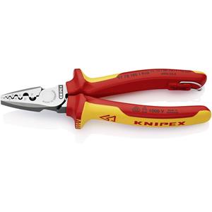 Knipex 97 78 180 T 97 78 180 T Krimptang Adereindhulzen 0.25 tot 16 mm²