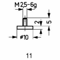 Käfer Messeinsatz Stahl Abb.11/35,0mm - KAFER