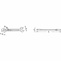 Doppelmaulschlüssel 12 ELECTRIC SW9mm kL.L.103mm Chrome-Alloy-Steel verchr. - STAHLWILLE