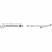 Stahlwille 40095050 16 5 Ring-steeksleutel 5 mm