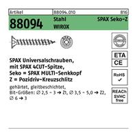 SPAX Senkkopf 3.0x 25 Vollgewinde Pozidriv 1 Wirox-Silber mit Bewertung