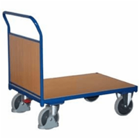VARIOfit Stirnwandwagen mit Holzwand 880x500mm