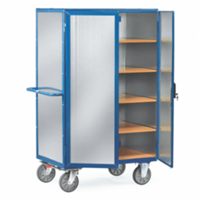 Fetra Kastenwagen 750 kg tragkraft, Stahlblech verzinkt, Treibriegelverschluss 1200x780