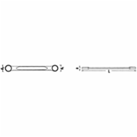 Doppelringschlüssel 21 SW16x17mm ger. L.170mm Chrome-Alloy-Steel verchr. - STAHLWILLE