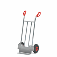 FETRA Alu steekwagen A 1115 L - 150 kg, hoogte 1150 mm, lengte schep 150 mm - Luchtbanden 260 x 85 mm