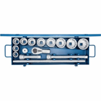 Steckschlüsselsatz D 21 EMU-10 15-tlg.1 Zoll SW 36-80mm Z.32 12KT GEDORE