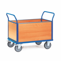 Fetra Multivario Vierwandwagen mit Buchendekor 1000x700mm Ladefläche Baukasten-System