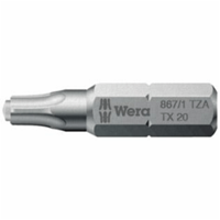 Bit 1/4" DIN3126 C6,3 T10x 25mm m.Zapfen Wera