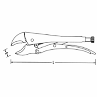 Stahlwille 6564 Gripzangen 175 mm