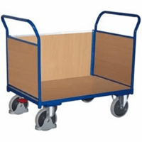 VARIOfit Dreiwandwagen mit Holzwänden 850x475mm