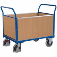 VARIOfit Vierwandwagen mit Holzwänden 1000x550mm