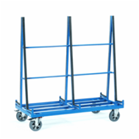 FETRA Glas- platenwagen 4474 - dubbelzijdig - 1200 kg,, dubbelzijdige uitvoering - Laadvlak 1.300 x 800 mm